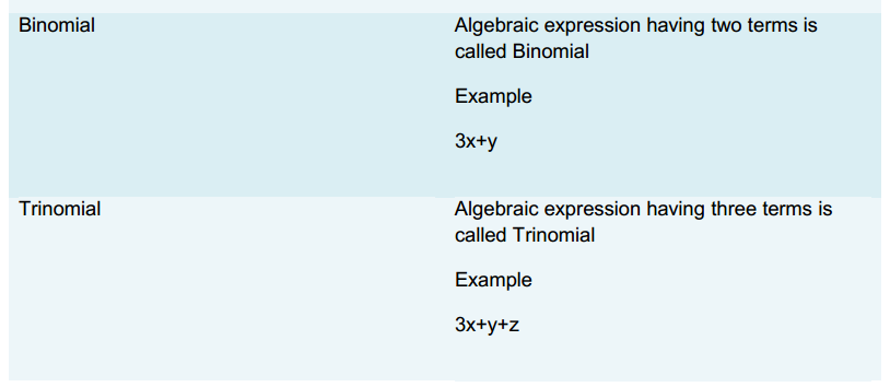 Algebraic Expressions and Identities Formulas Class 8 Q2