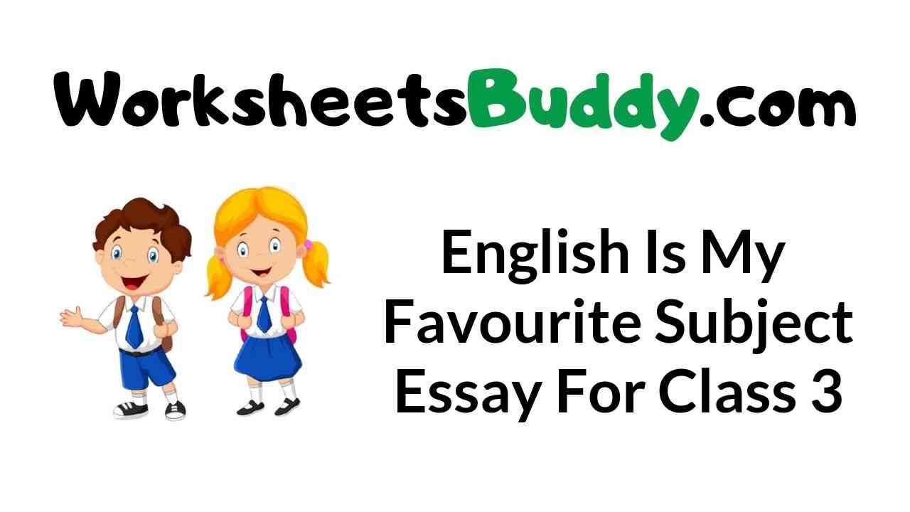 essay for class 3 students
