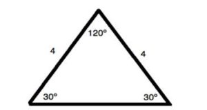 Triangle.Isosceles triangle. image3