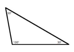 Triangle.obtuse Angled triangle. image6