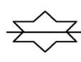 Types of Symmetry. Horizontal line of Symmetry. Image 3. jpg